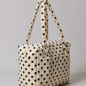 BAGGU Small Cloud Carry-On Bag - Cream + Black Polka Dot - UO Exclusive
